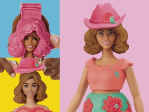 Play Doh Barbie Set Creatii Vestimentare Cu Flori Si Franjuri Cowboy - Img 10