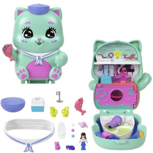 Polly Pocket Set Gentuta Animalut Pisicuta Marinar Cu Accesorii - Img 10