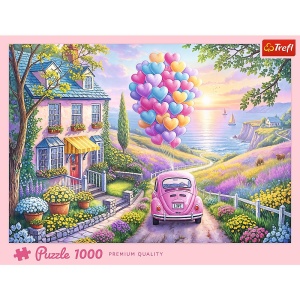 Puzzle Trefl 1000 Calatorie Romantica - Img 3