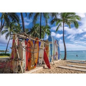 Puzzle Trefl 1000 Plaja Waikiki - Img 2