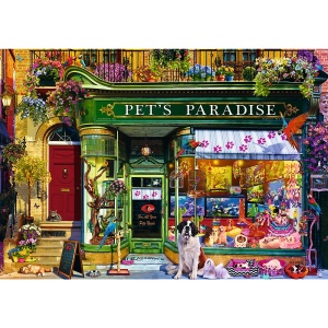 Puzzle Trefl 1000 Premium Plus Tea Time Paradisul Animalelor - Img 2