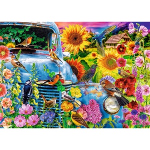 Puzzle Trefl 1000 Premium Plus Tea Time Viata La Tara Pasari Cantatoare - Img 2