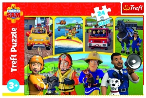 Puzzle Trefl 24 Maxi Pompierul Sam - Img 3