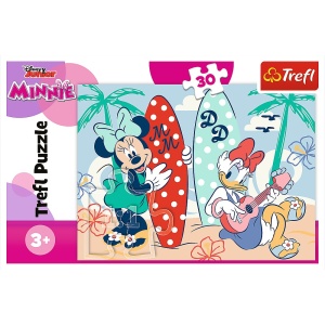 Puzzle Trefl 30 Minnie Minnie La Plaja - Img 3
