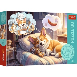 Puzzle Trefl 60 Corgi In Taramul Viselor