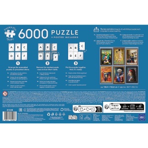 Puzzle Trefl 6000 Premium Plus Colectie De Arta Distractiva Cu Poster Inclus - Img 4