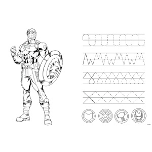 Puzzle Trefl Primo 24 Super Maxi Disney Marvel Razbunatorii Puternici - Img 3