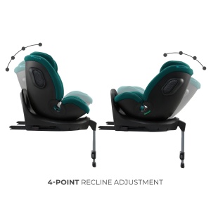 Scaun Auto Kinderkraft Xrider 2 I-Size 40-150 Cm Green - Img 4