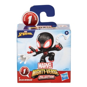 Spider Man Mighty Verse Seria 1 Figurina Miles Morales 6Cm - Img 1