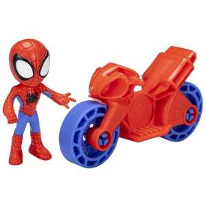 Spiderman Set Motocicleta Si Figurina Spidey 6Cm - Img 4