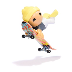 Tech Dech Sk8 Crew Pachet Placa Si Figurina 9.6Cm Sapca Galbena - Img 4