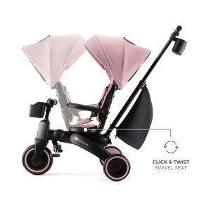 Tricicleta Kinderkraft Jazz 2, Pink - Img 3
