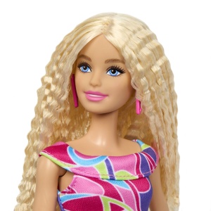 Barbie Fashionistas Papusa Barbie Blonda Cu Par Ondulat - Img 6