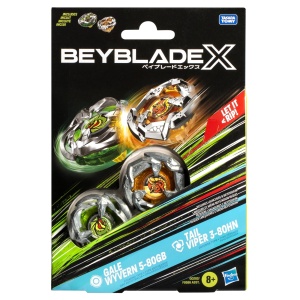 Beyblade X Pachet Duo Tail Viper 3-80Hn Si Gale Wyvern 5-80Gb - Img 1