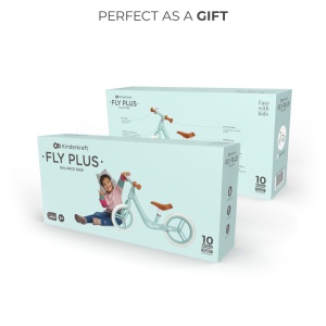 Bicicleta De Echilibru Kinderkraft Fly Plus, Baby Blue - Img 10