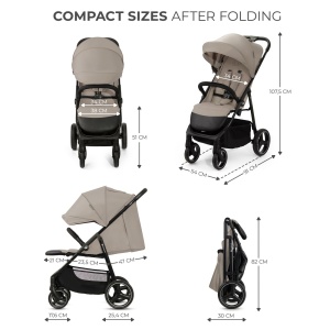 Carucior Sport Kinderkraft Trig3 Stone Beige - Img 5