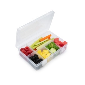 Cutie Snack 8 Compartimente, Melii, Transparent - Img 2