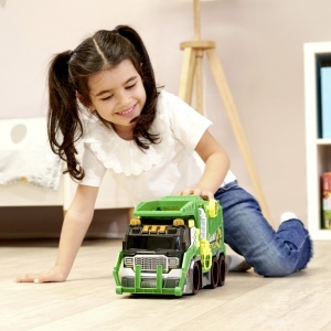Dickie Toys Camion De Reciclare Cu Lumini Si Sunete 39Cm - Img 3