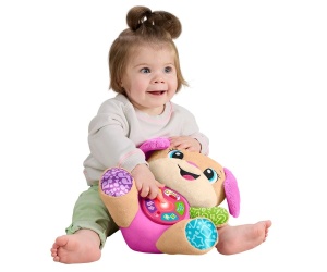 Fisher Price Catelusa Interactiv Cu Urechi Roz Rade Si Invata - Img 3