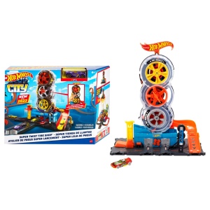 Hot Wheel City Vulcanizarea Super Twist - Img 7