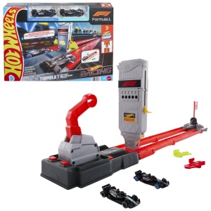 Hot Wheels Racing Circuit De Curse Grid Start Formula 1 Cu 2 Masinute Incluse - Img 3