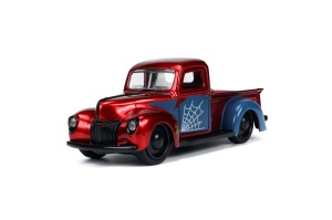 Jada Marvel Set Masinuta Metalica Ford Pick Up Scara 1:32 Si Figurina Metalica Spider Man - Img 5