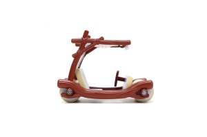 Jada Set Masinuta Metalica Flintmobilul Scara 1:32 Si Figurina Fred Flintstone - Img 5