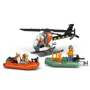 Lego City Barca De Salvare Si Elicopter Ale Pazei De Coasta 60504 - Img 2