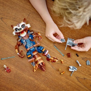 Lego Marvel Super Heroes Rocket Si Bebelusul Groot 76282 - Img 4