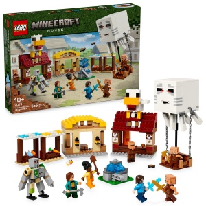 Lego Minecraft Atacul Baloanelor Ghast Asupra Satului 21273 - Img 9