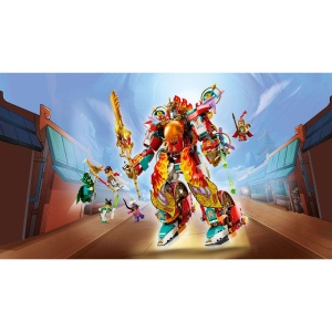 Lego Monkie Kid Robotul Cu Inel De Foc Al Lui Nezha 80057 - Img 8