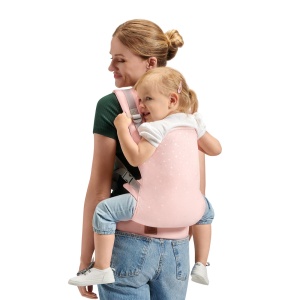 Marsupiu Ergonomic Kinderkraft Nino, Pana La 20 Kg, Confetti Pink - Img 5