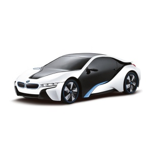 Masina Cu Telecomanda Bmw I8 Alba Scara 1 La 24 - Img 2