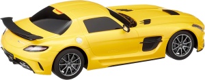 Masina Cu Telecomanda Mercedes-Benz Sls Amg Galbena Cu Scara 1 La 18 - Img 4