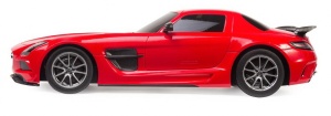 Masina Cu Telecomanda Mercedes-Benz Sls Amg Rosu Cu Scara 1 La 18 - Img 6