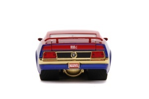 Masinuta Metalica Captain Marvel 1973 Ford Mustang Mach 1 Scara 1 La 24 - Img 7