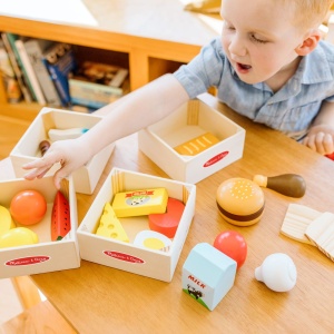 Melissa Si Doug Set De Joaca Din Lemn Produse Alimentare - Img 3
