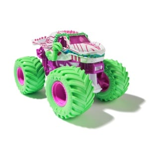 Monster Jam Nitro Neon Masinuta Metalica Thunderroarus Scara 1 La 64 - Img 2