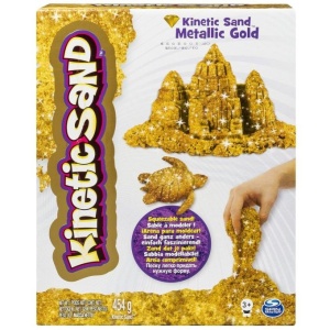 Nisip Kinetic Metale Si Minerale Stralucitoare Auriu