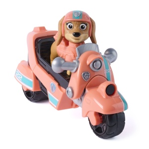 Patrula Catelusilor Set Figurina Liberty Si Motocicleta De Salvare