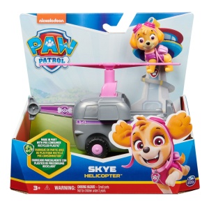 Patrulca Catelusilor Vehicule De Baza Eco Cu Figurina Skye