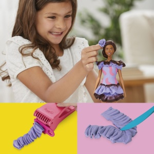 Play Doh Barbie Set Fashionista Ruffles Creatii Vestimentare - Img 3