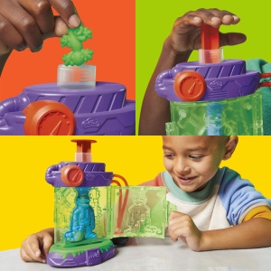 Play Doh Povestiri Cu Testoase Ninja Adolescente Mutante Set Statie De Mutatii - Img 3