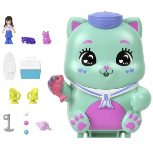 Polly Pocket Set Gentuta Animalut Pisicuta Marinar Cu Accesorii - Img 7