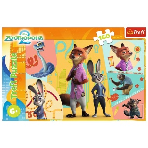 Puzzle Trefl 160 Disney Zootropolis Impreuna In Zootopia - Img 3