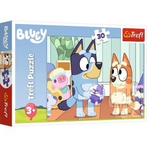 Puzzle Trefl 30 Distractie Cu Bluey