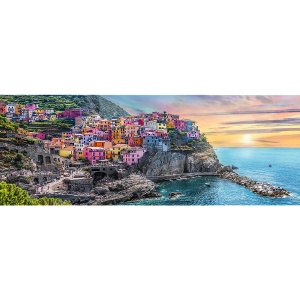 Puzzle Trefl 500 Panorama Orasul Vernazza - Img 2