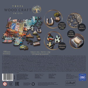 Puzzle Trefl Din Lemn 1000 Piese New York - Img 4