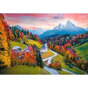 Puzzle Trefl Uft 1000 Peisaj Idilic Alpi - Img 2