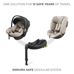 Scoica Auto Kinderkraft I-Lite 40-87 Cm, Beige - Img 5